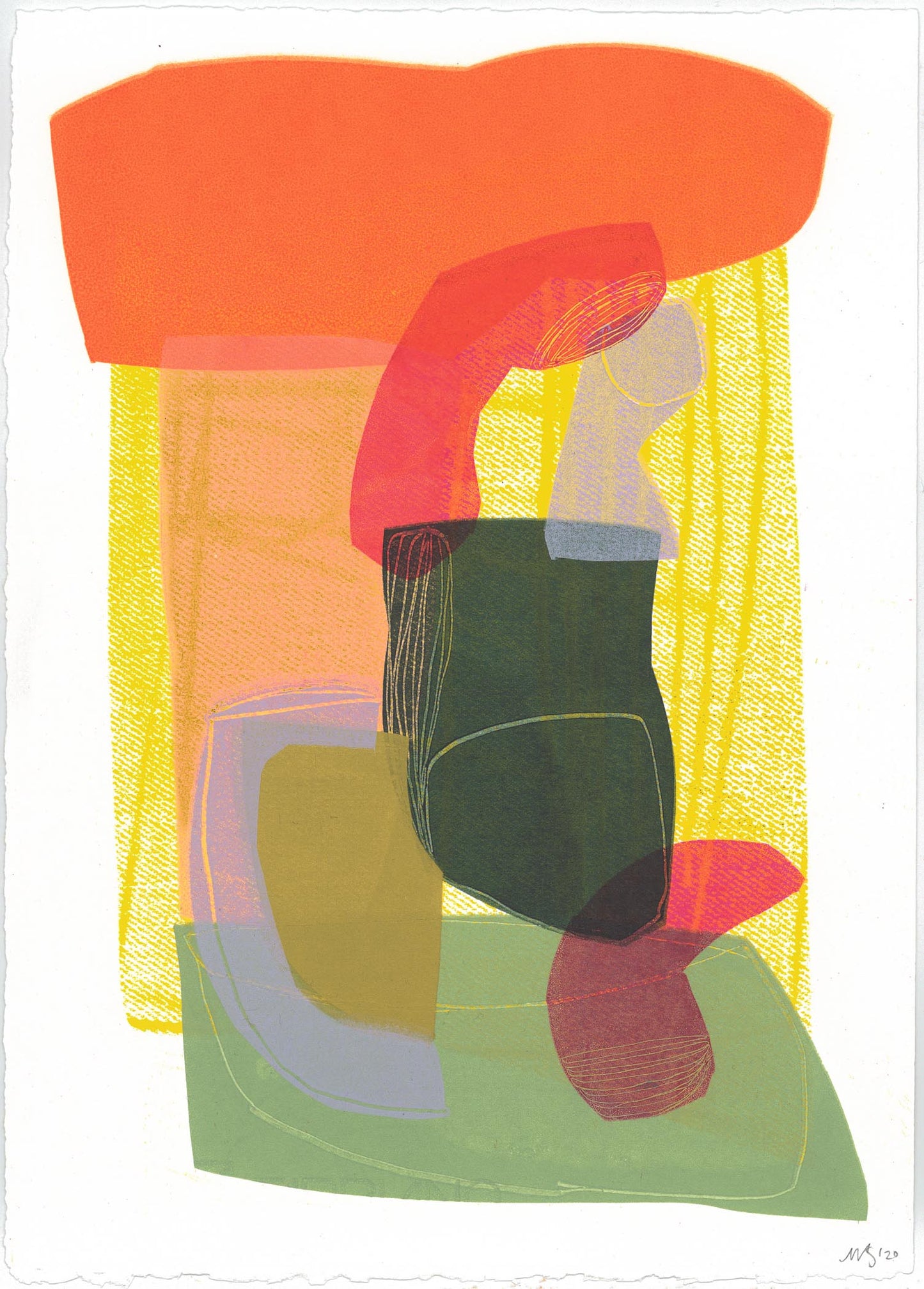 Maxine Sutton Orange Ceiling 1