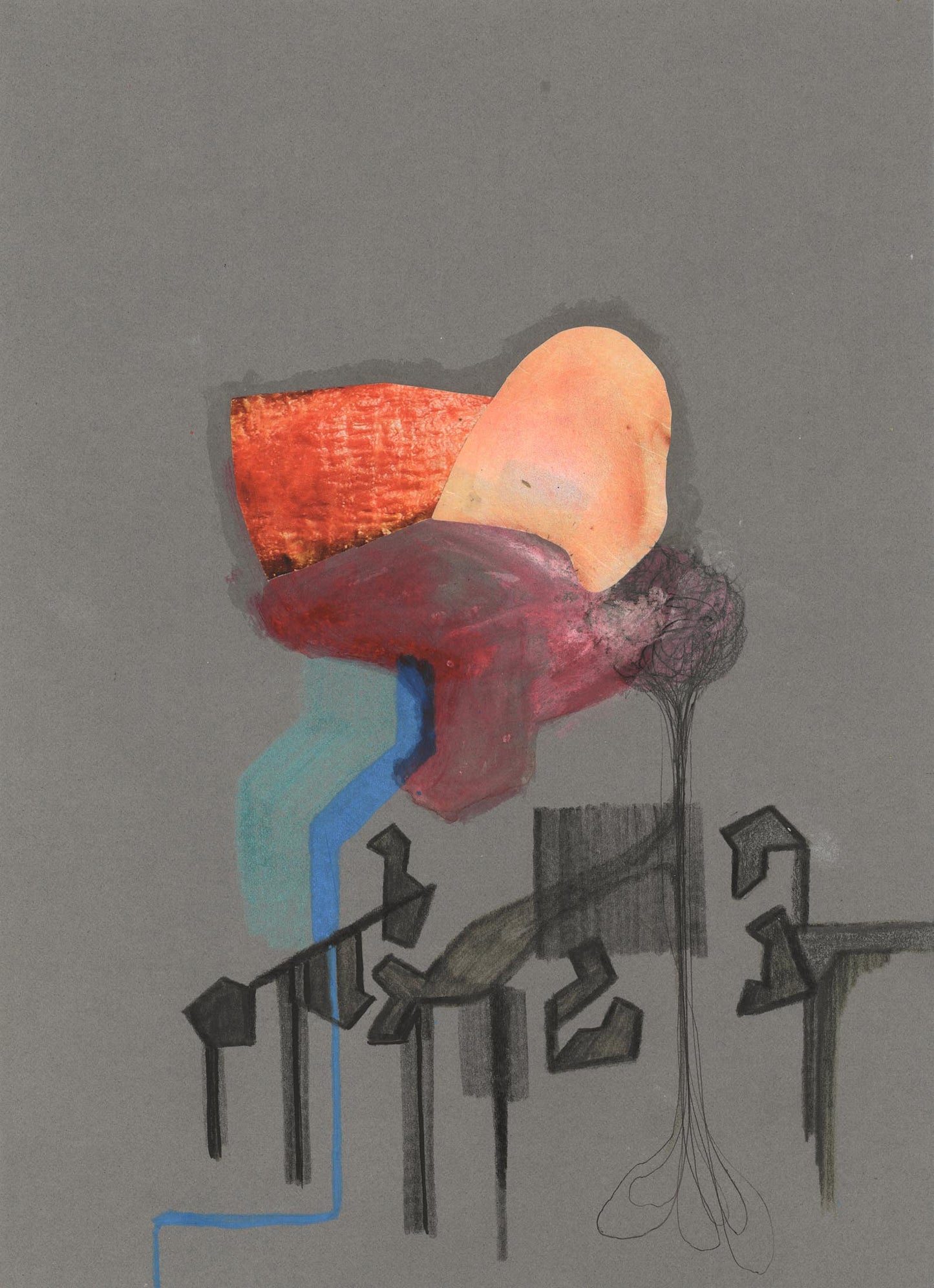 David Kefford Lockdown Study (mountboard) #3