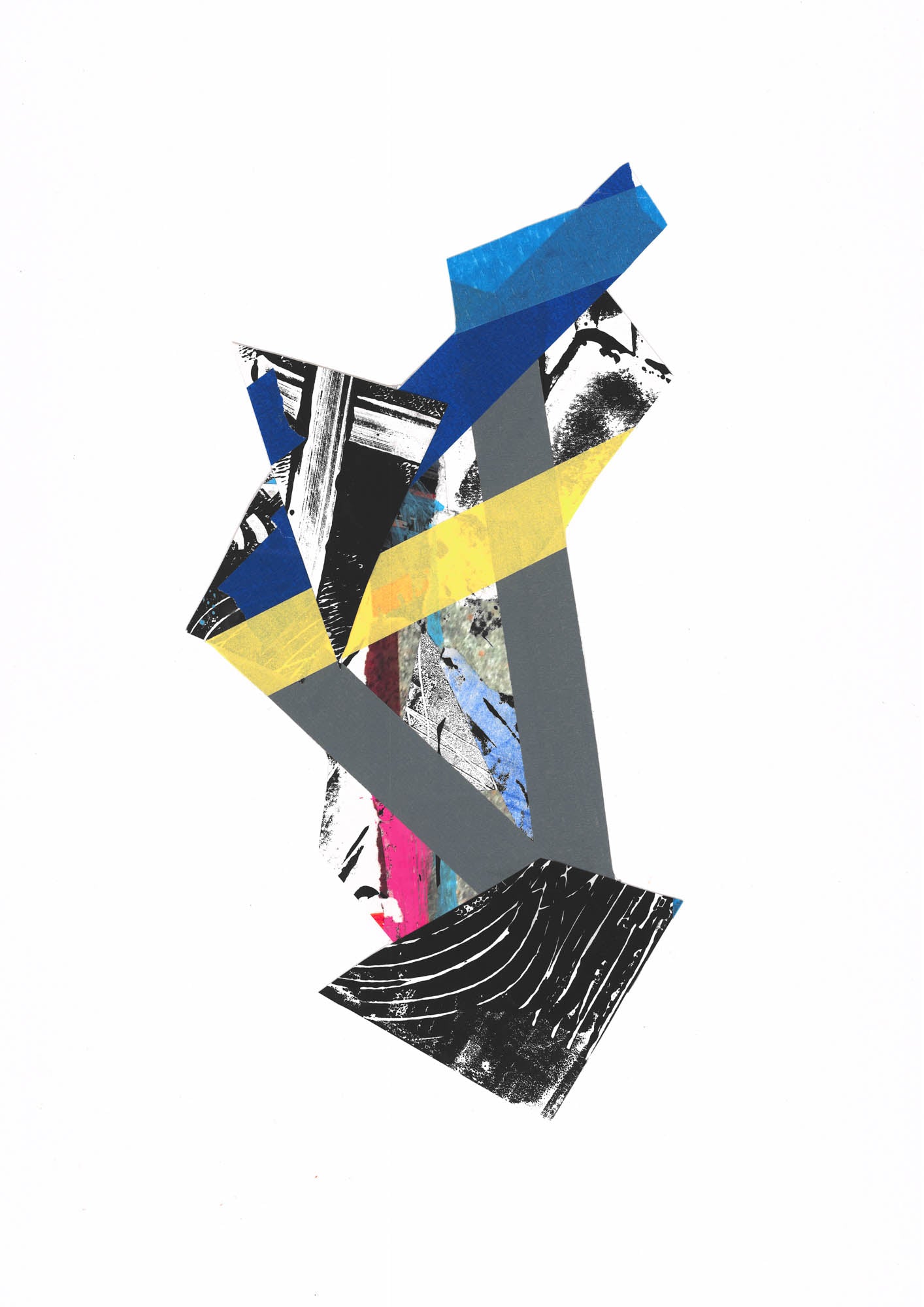 Susie Olczak Yellow Pink and Blue