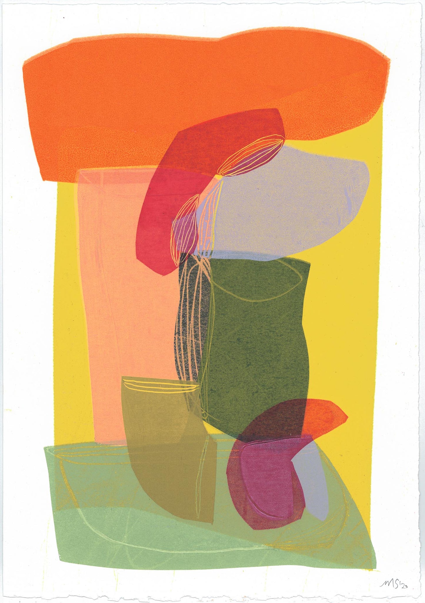 Maxine Sutton Orange Ceiling 2