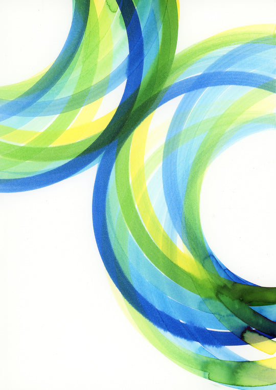 Fiona Grady Colour Wheel (yellow, green, blue) IV