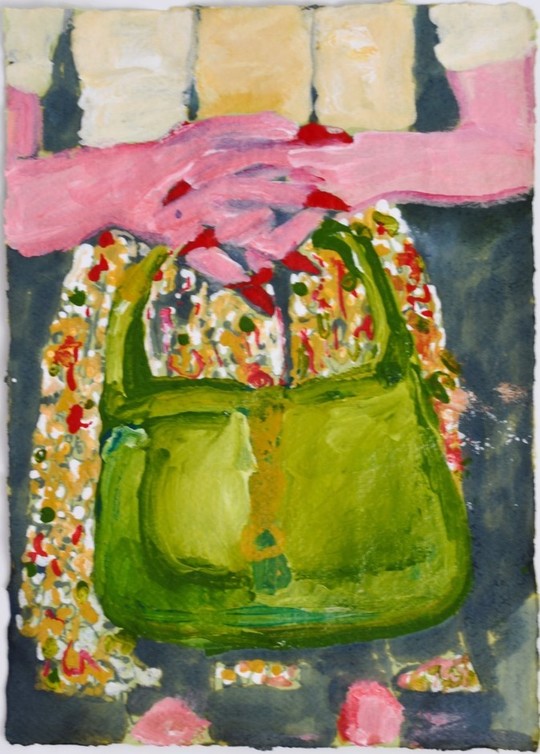 Rhiannon Salisbury Gucci Green Horsebit Bag