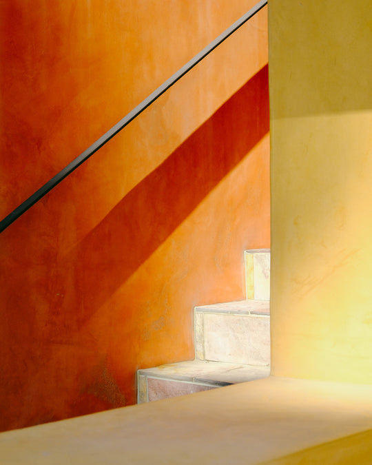 Clemente Ballester Orange Yellow Stairs, LA