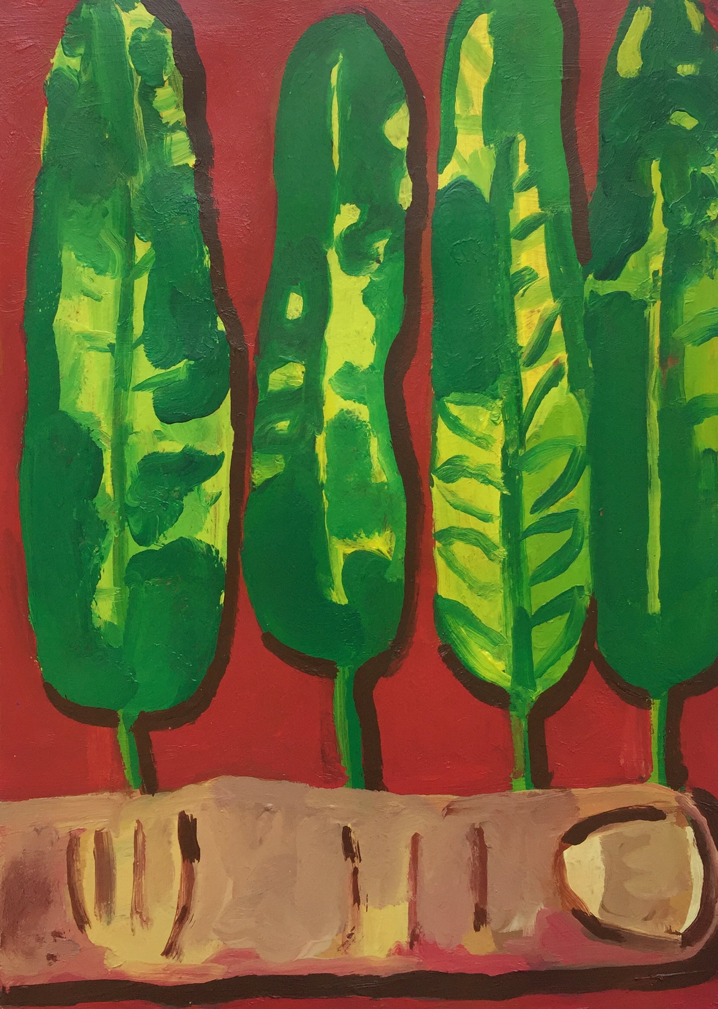 Adam Hennessey Four Leaves and a Finger