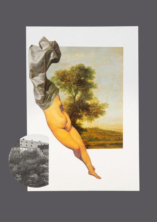 Sasha Bowles Cloaked Figure in Landscape 1