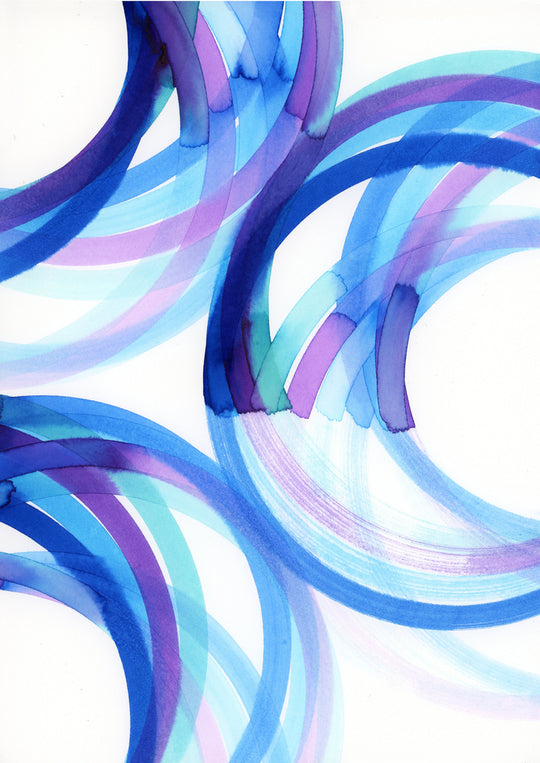 Fiona Grady Colour Wheel (blue, turquoise, purple) III
