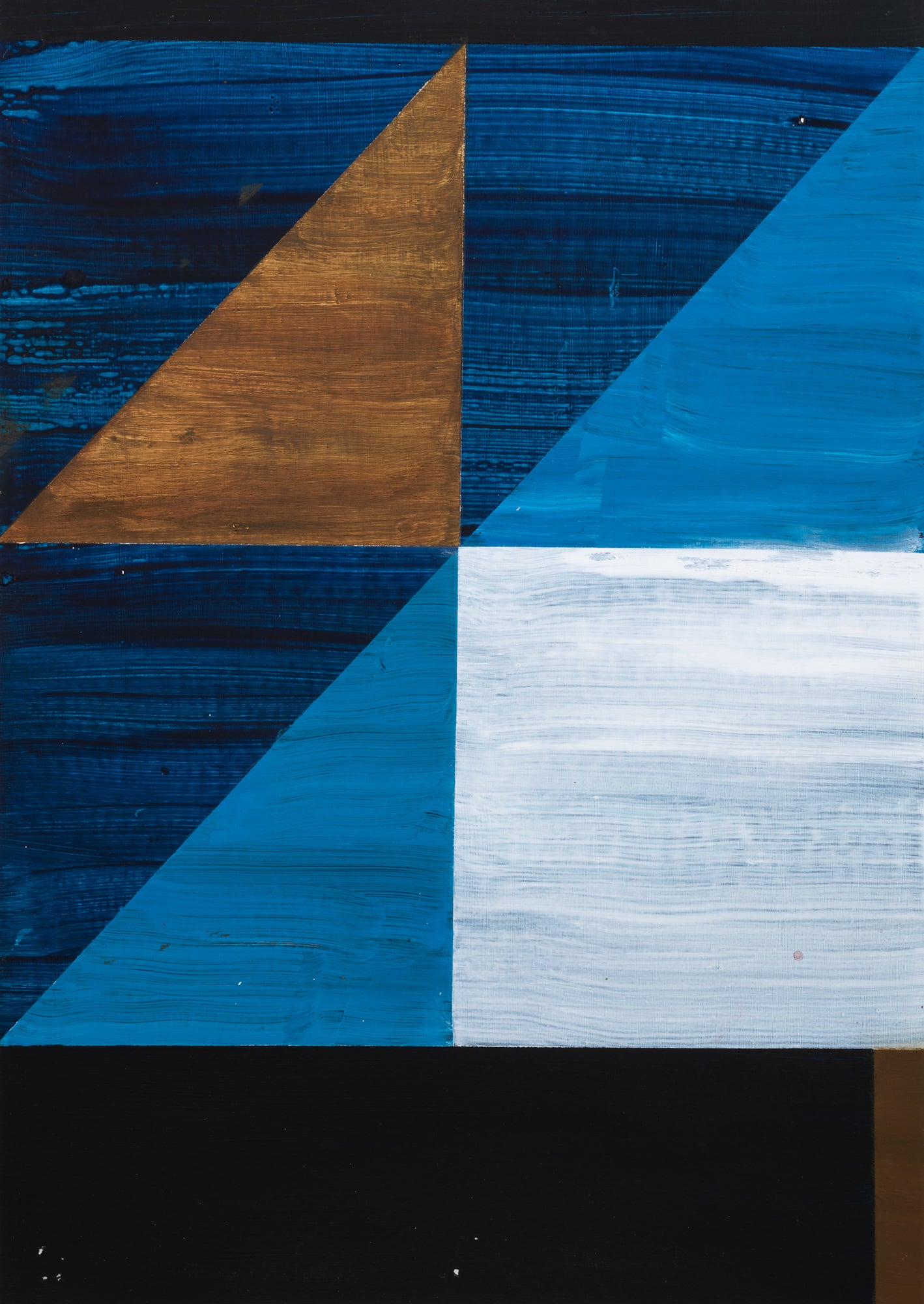 Nicholas Hales Blue Orange Triangle