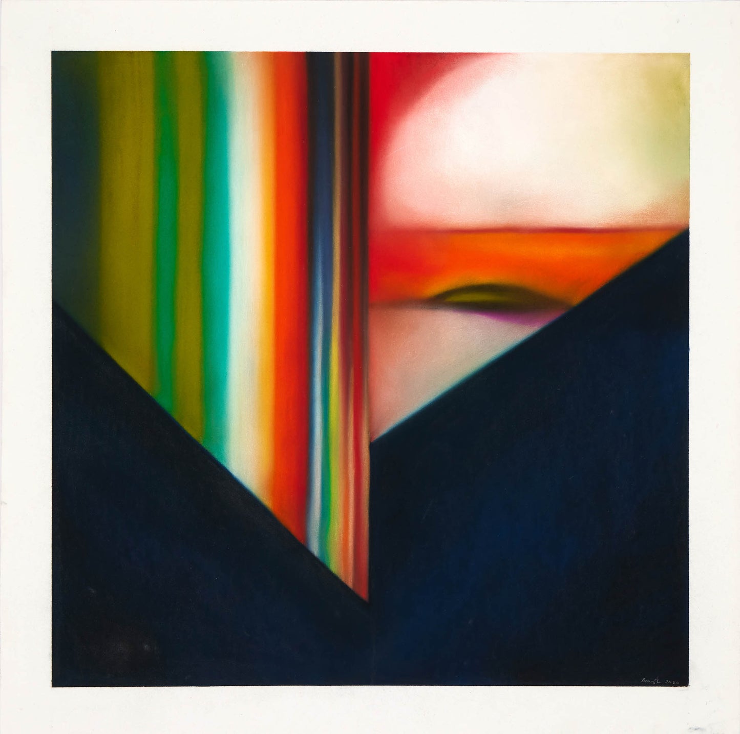 Helen Brough Lightscapes Prussian Blue Striped