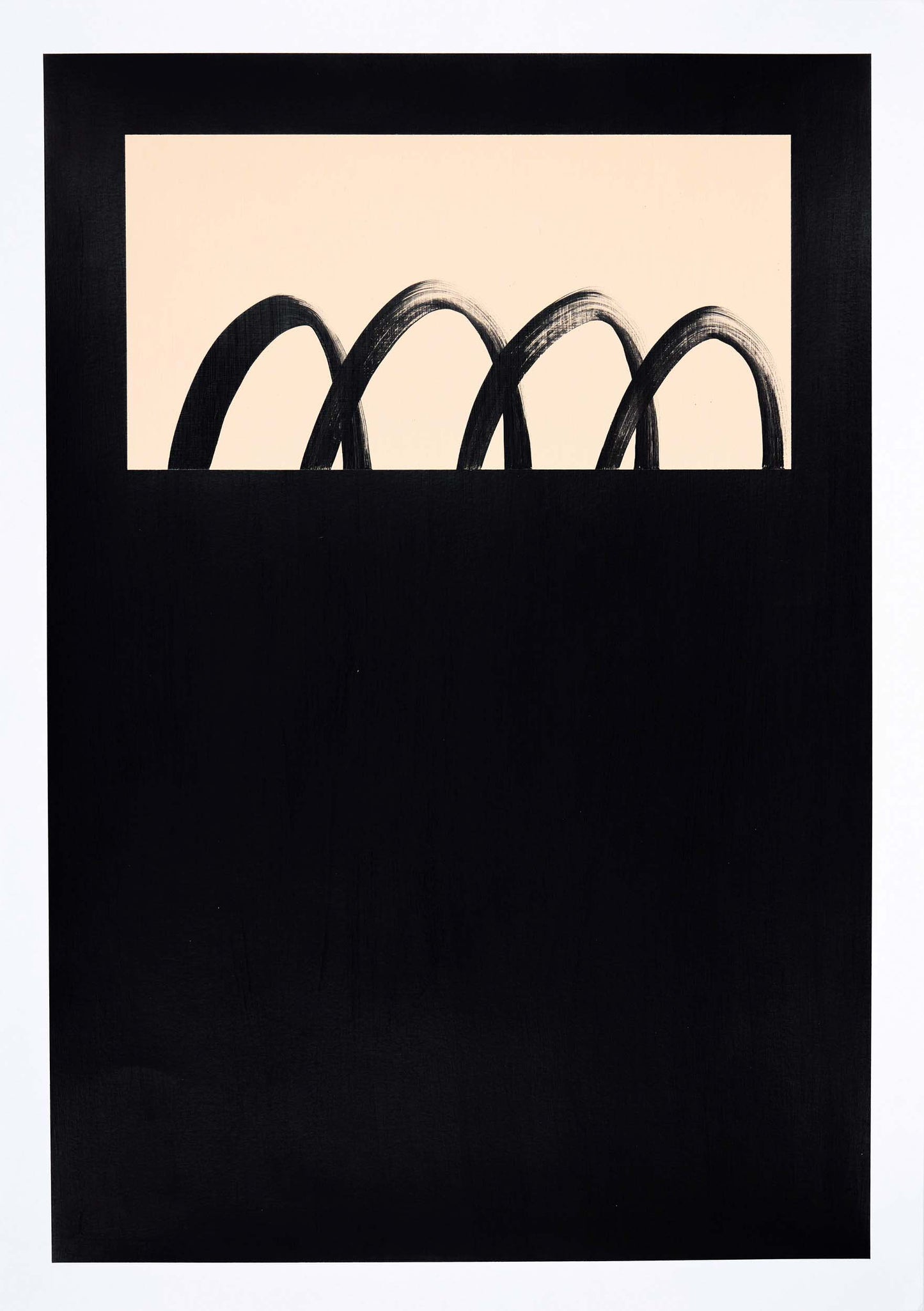 Henry Woolway Wave as They Go Past - Study