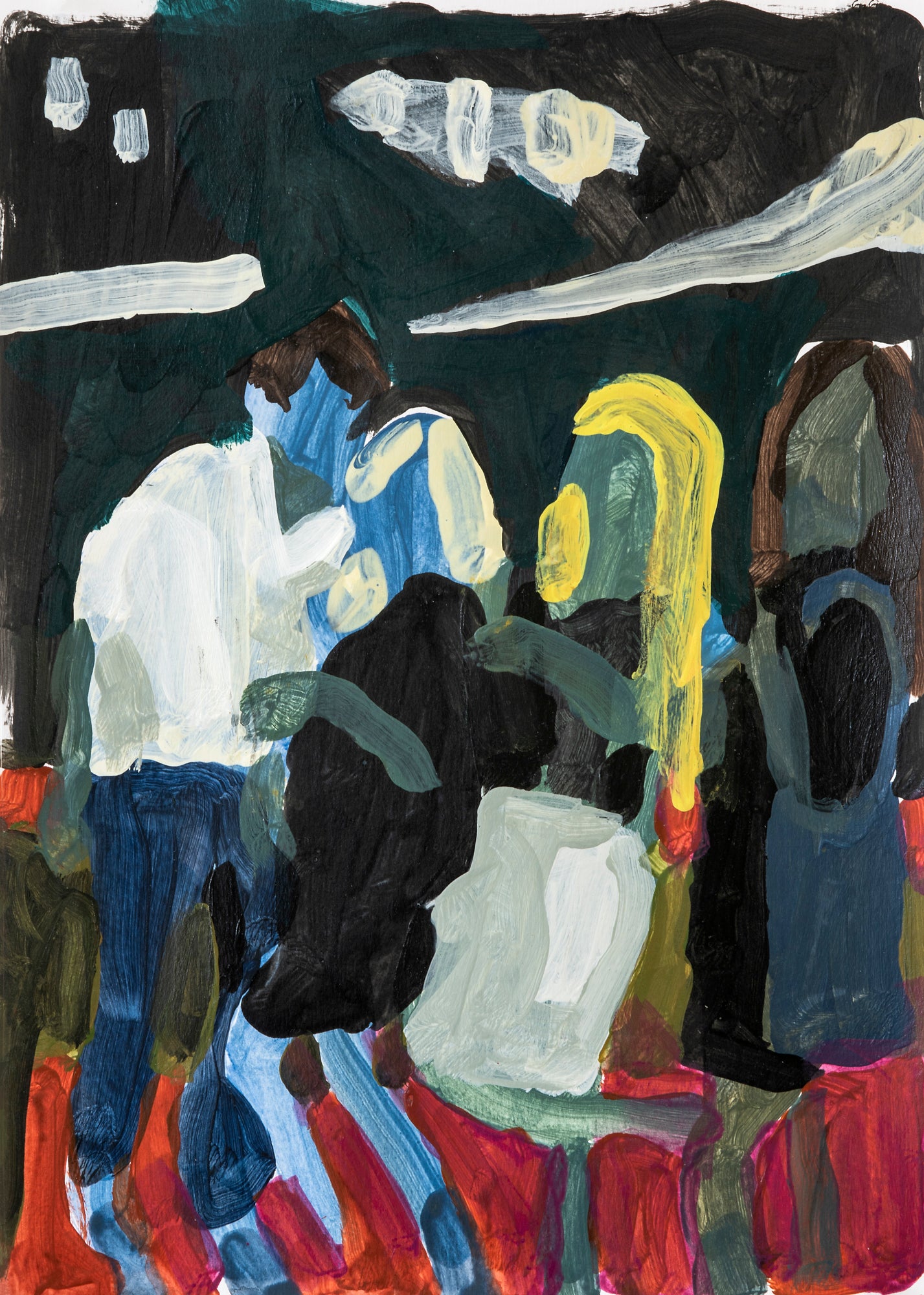 Erin Chaplin Love Island Villa in the Background