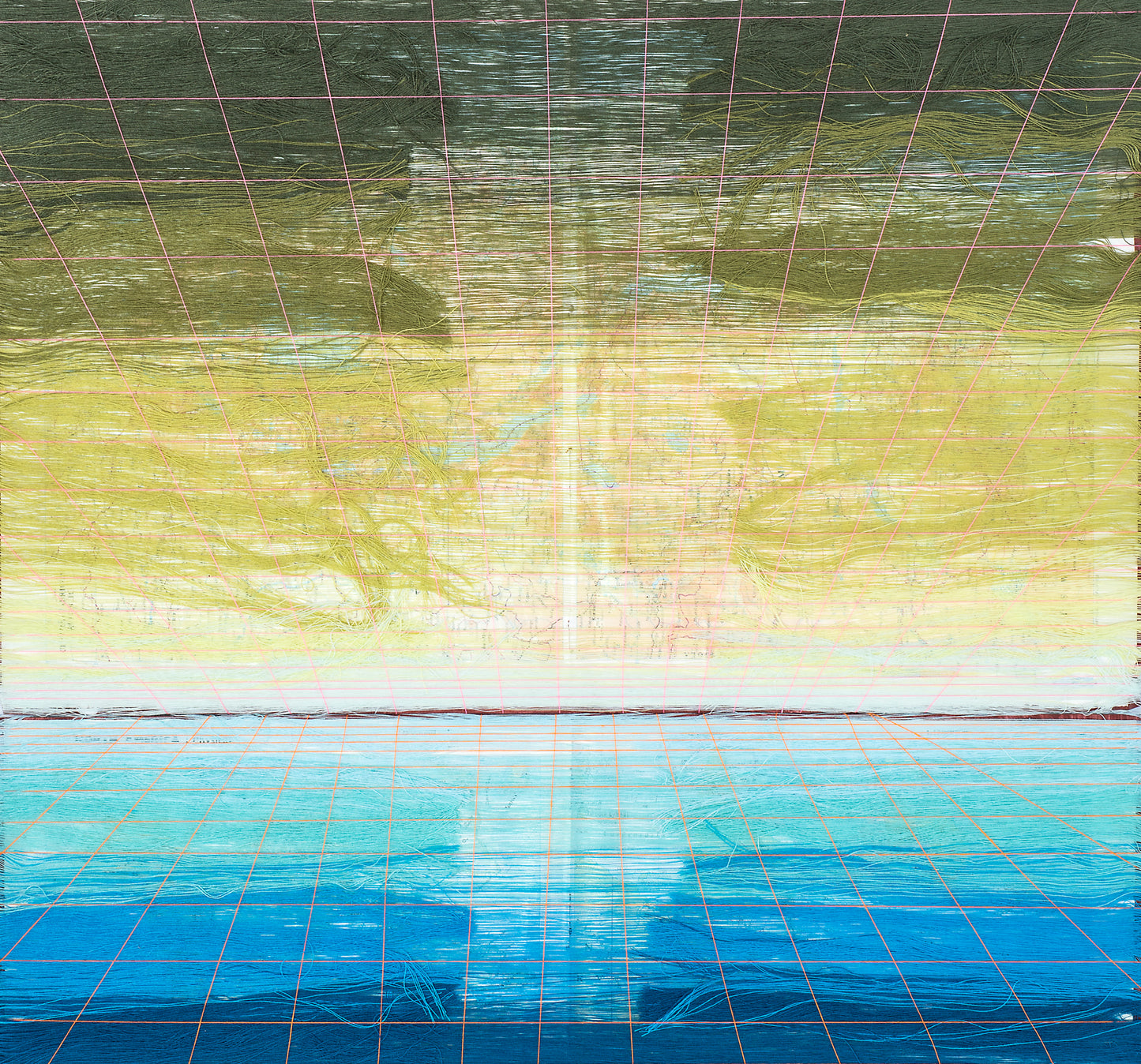 Mark Rautenbach Day Landscapes Olive Turquoise