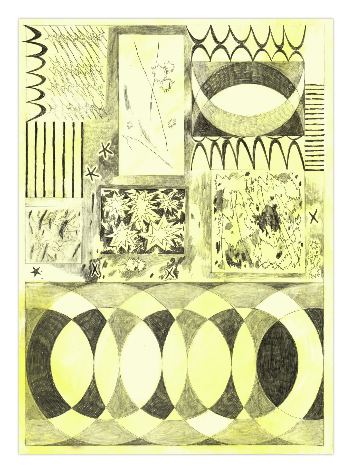 Ryan Crudgington Idea for an Illuminated Manuscript Iteration 1/10