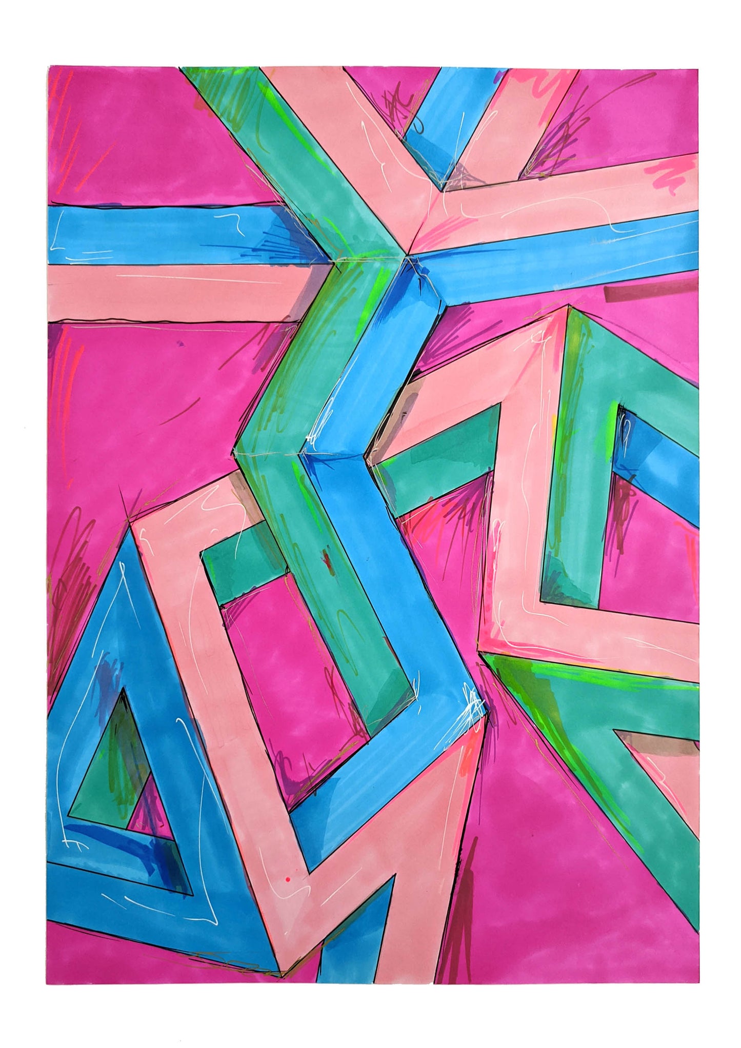 Thomas Apostolou Random Line Drawings (Close-up) 4