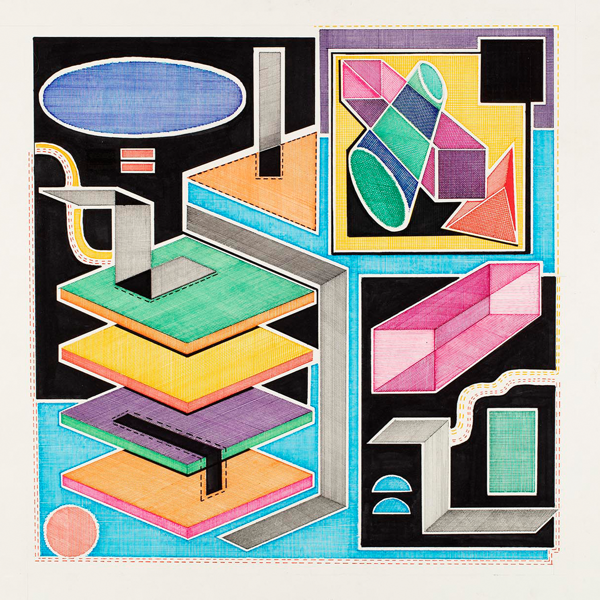Matthew Matthysen Four Dimensional Playground No 2