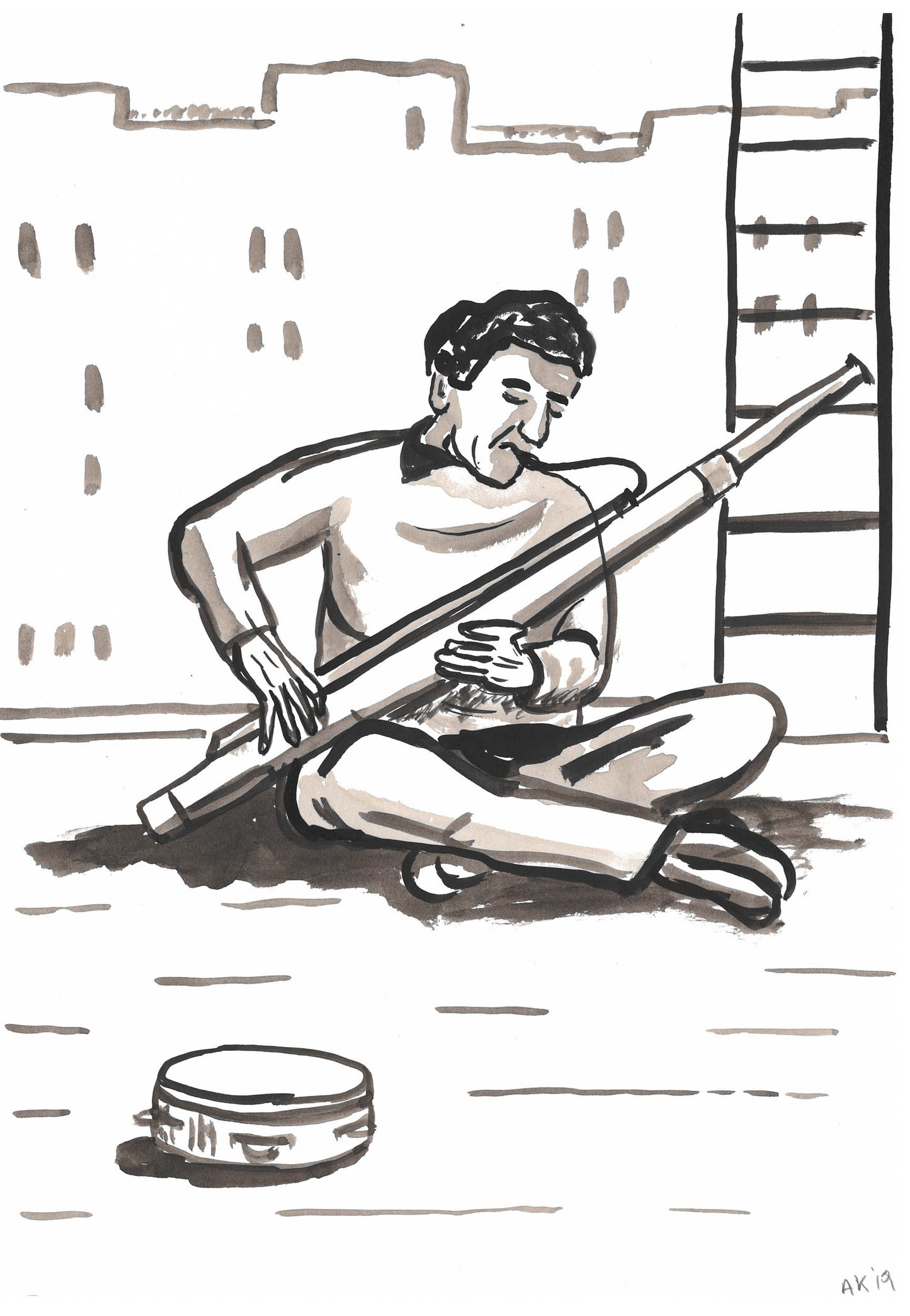 Alec Kronacker Study (Bassoonist)