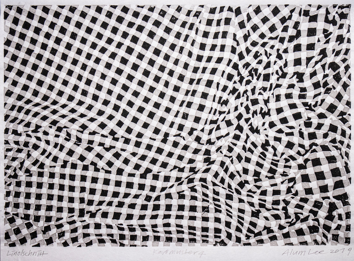 Alum Lee Gingham Check Pattern 04