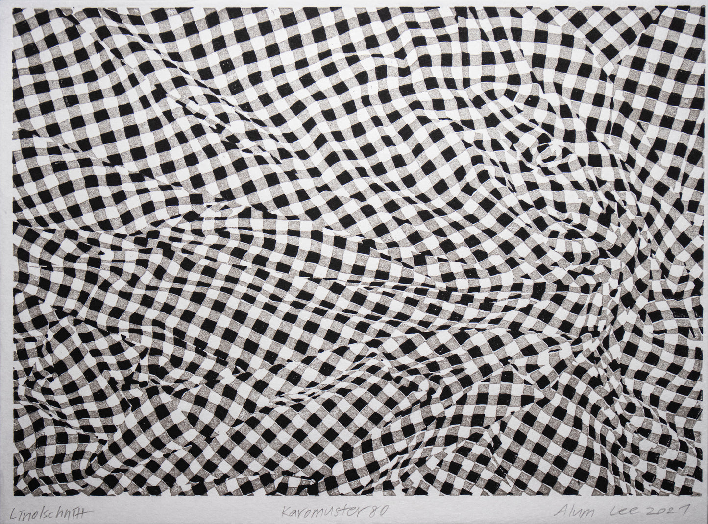 Alum Lee Gingham Check Pattern 80