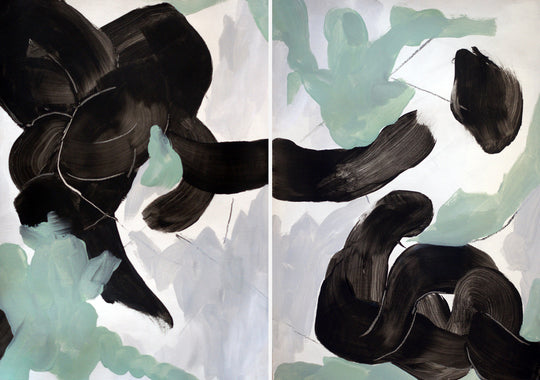 Yuan-wen Wang Discovering The Connection (Diptych)