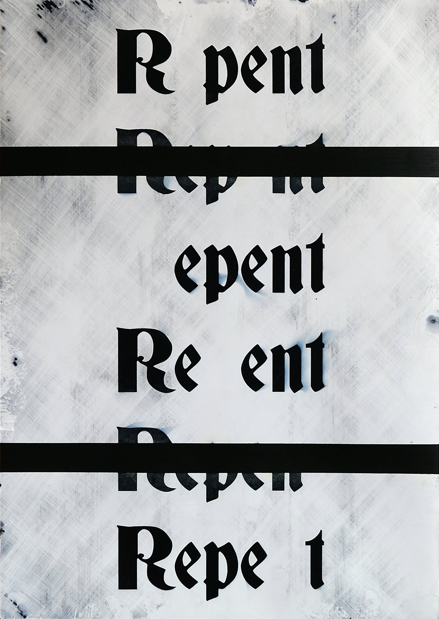 Zavier Ellis Repent (Repeat) Black I