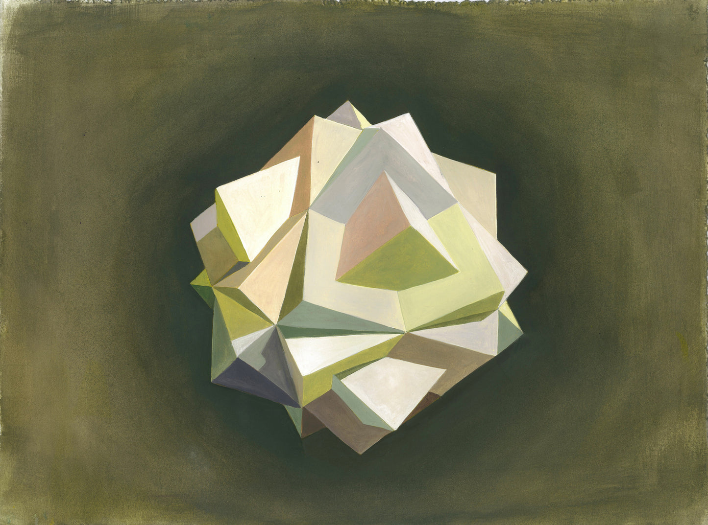 Green and Brown Solid