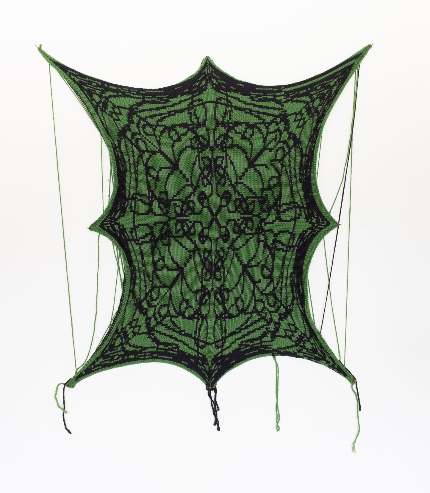 Cecilia Charlton Knitted Net Green