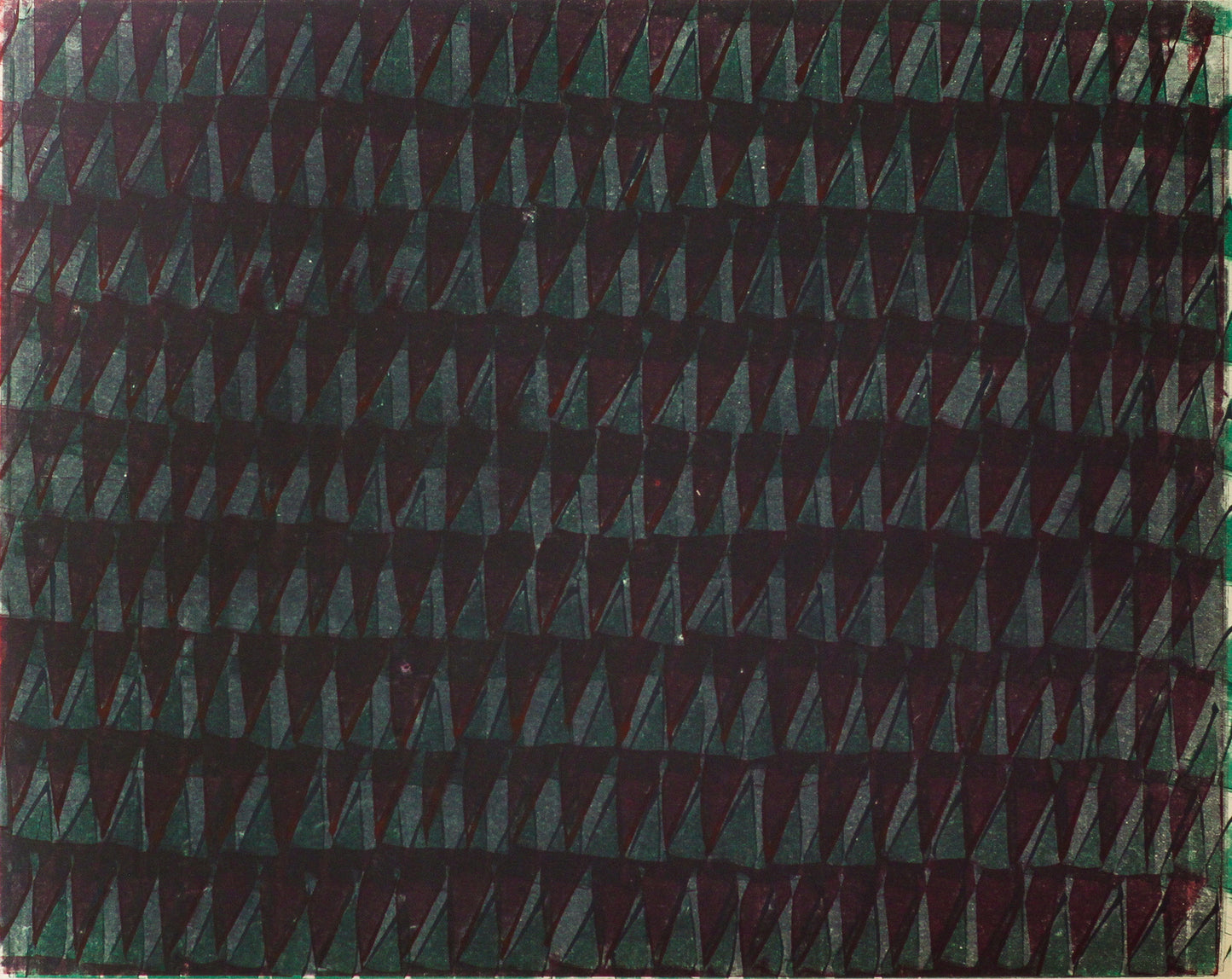 Krista Mezzadri Meditation Motif Green Ruby Blue