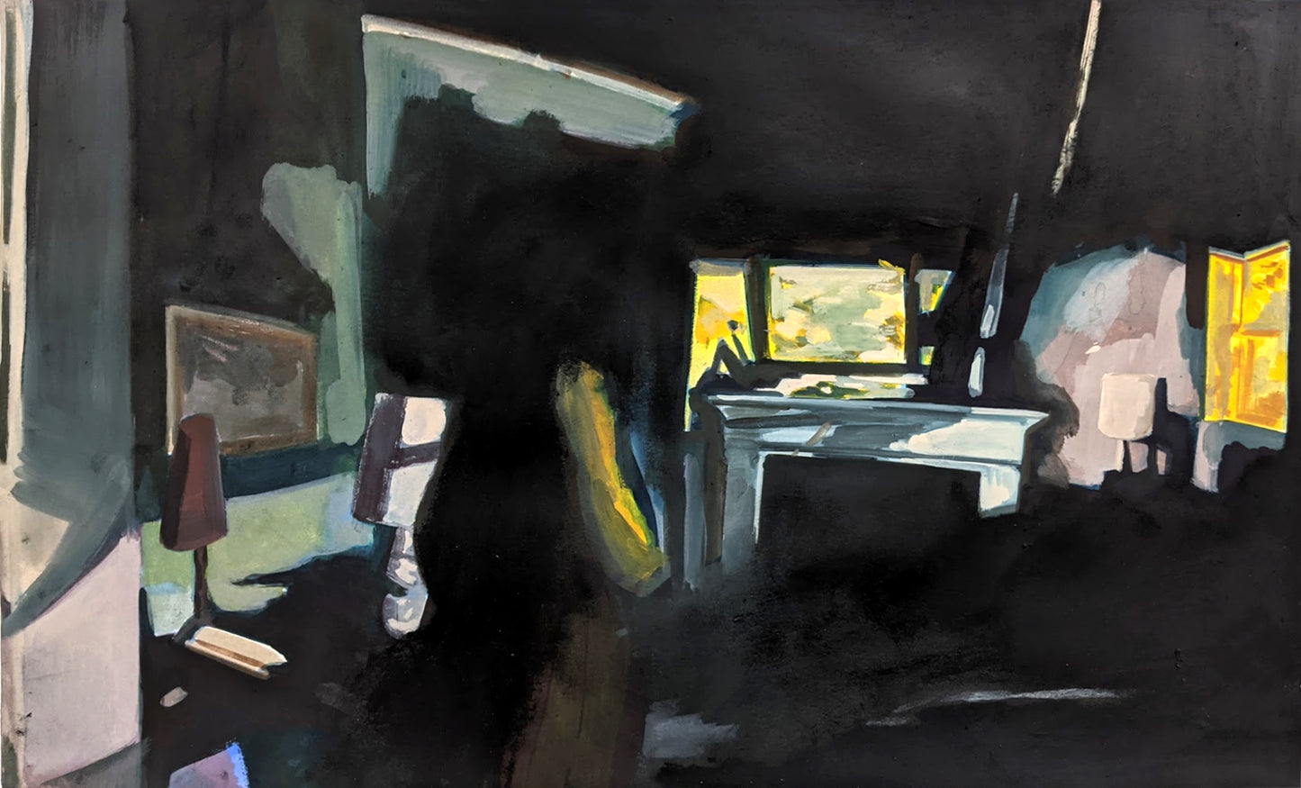 Jack McGarrity Figure in Dark Interior