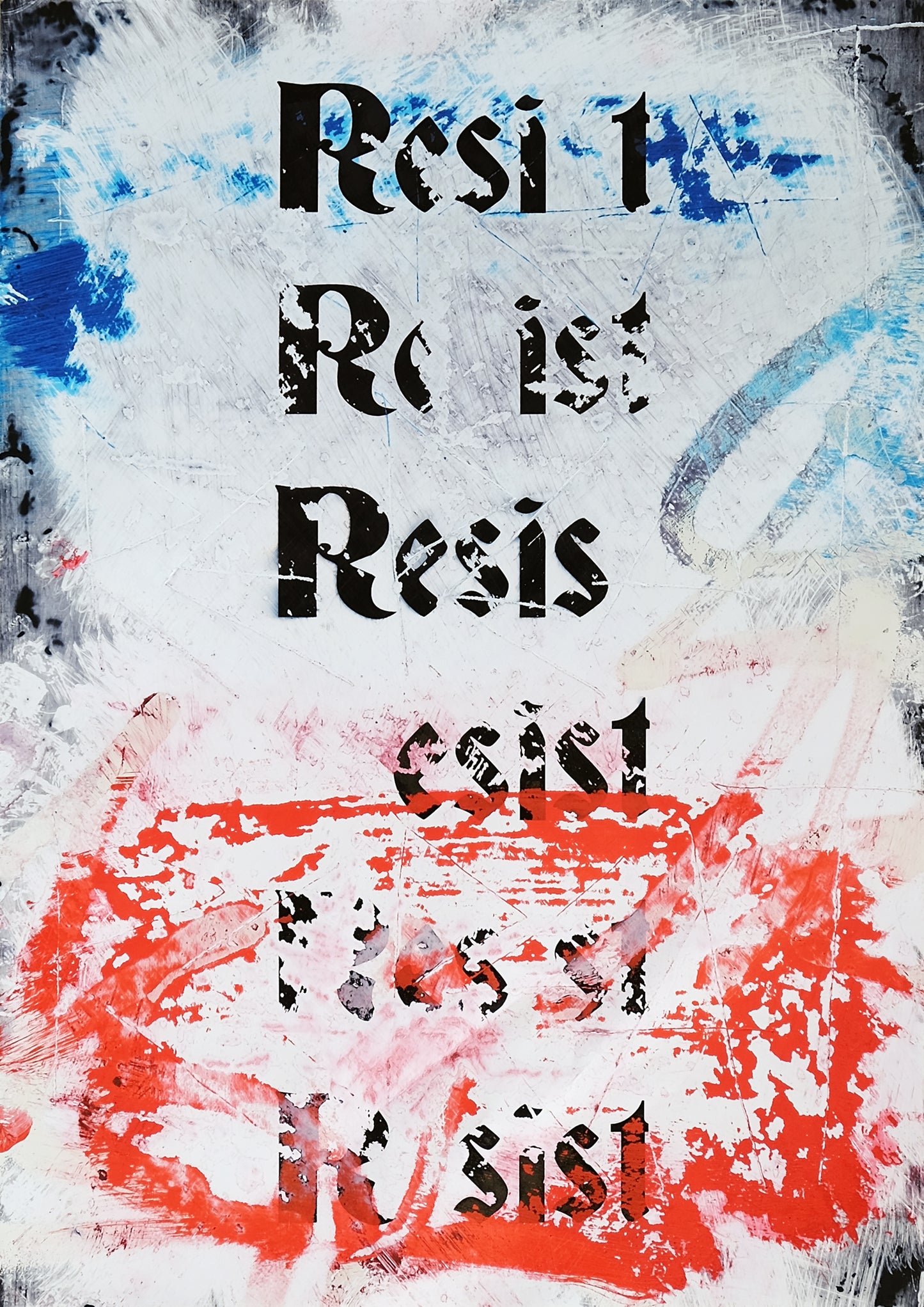 Zavier Ellis Resist (Repeat) I (Tricolour)