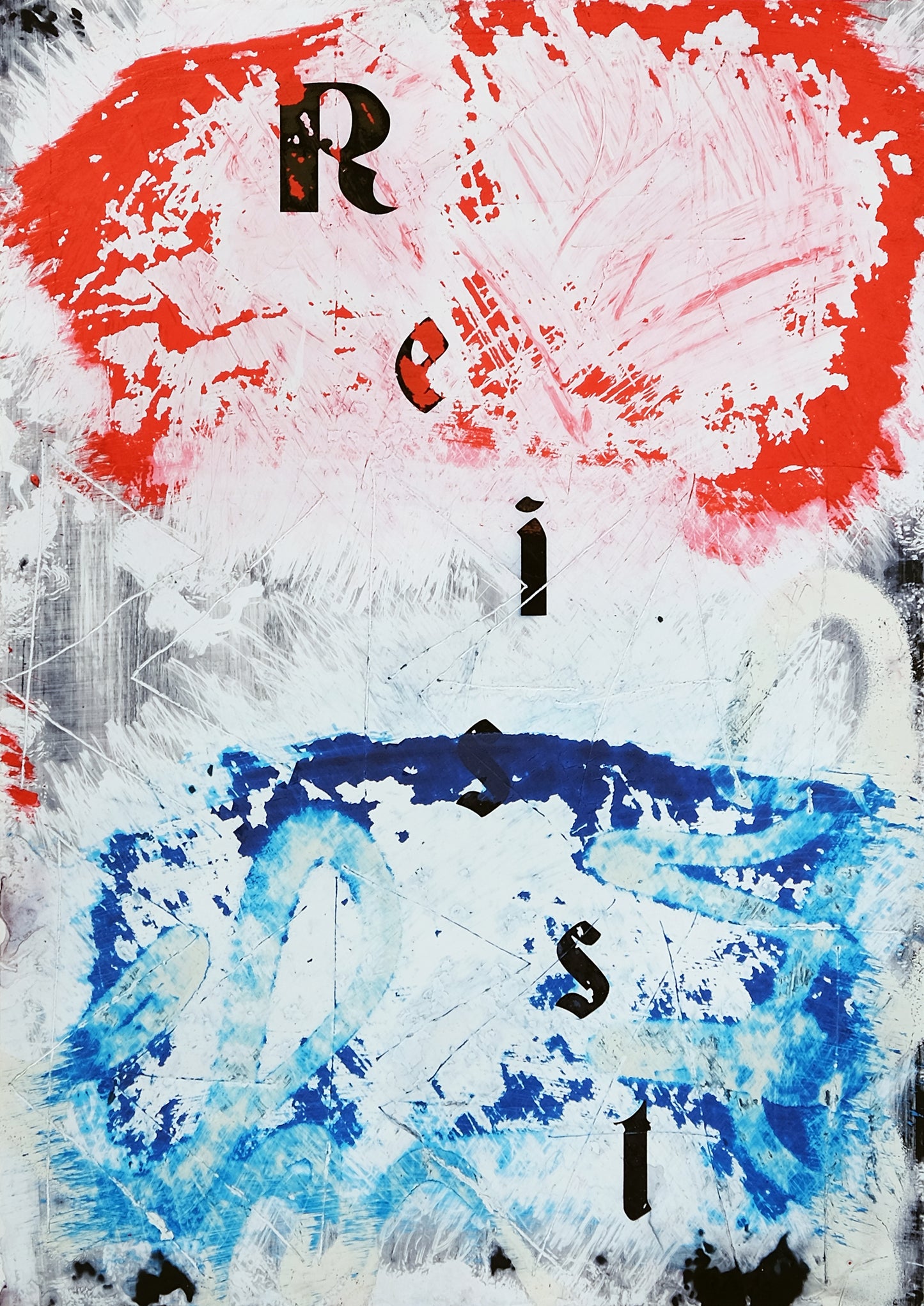 Zavier Ellis Resist (Repeat) V (Tricolour)