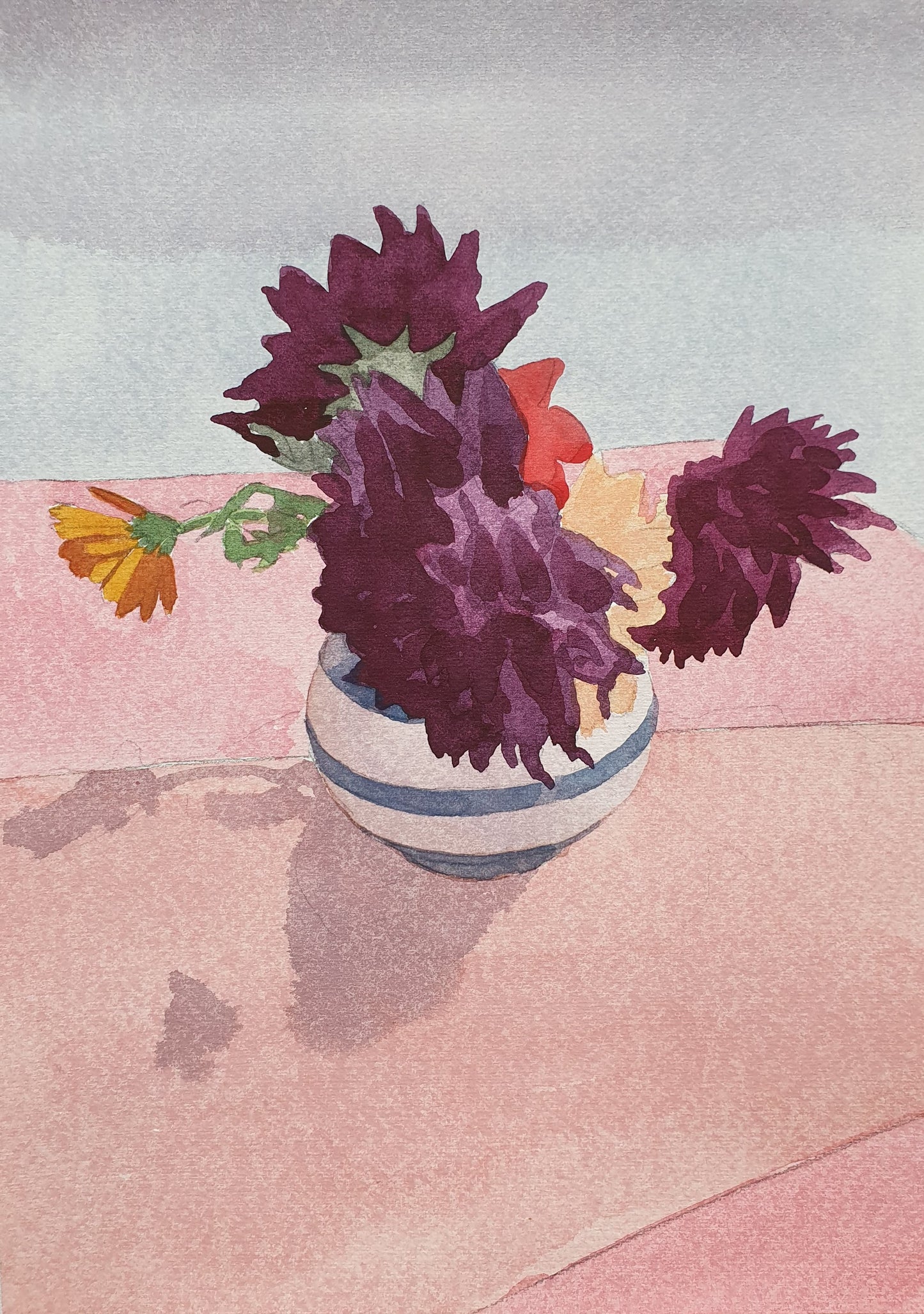 David Risley Stripe Flowers 1