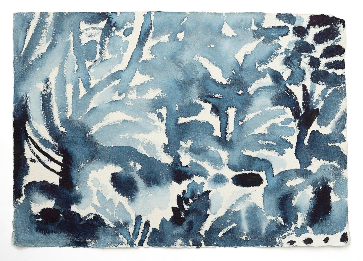 Tamsin Relly Sculpture Garden Study (Indigo)