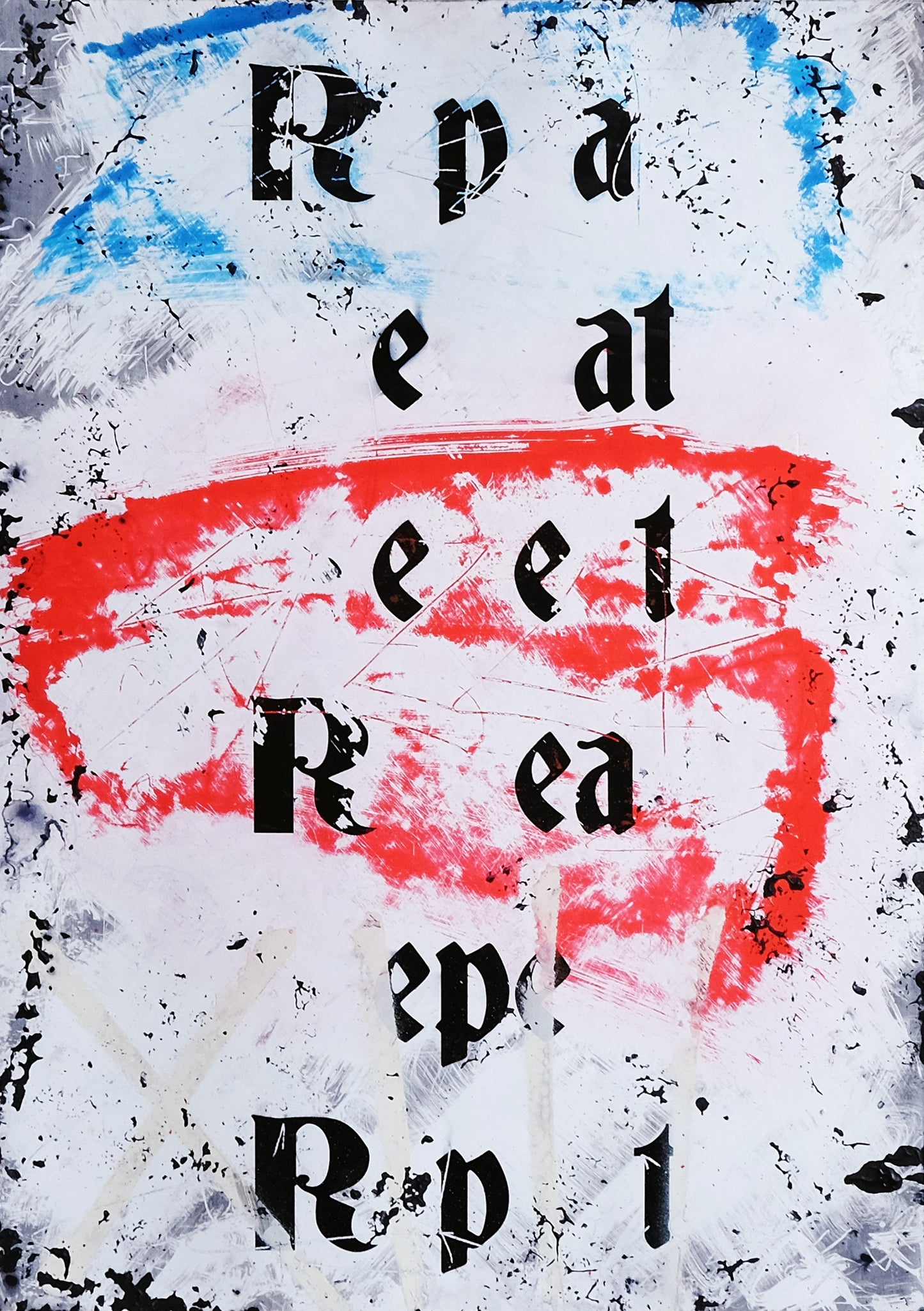 Zavier Ellis Repeat (Repeat) III (Tricolour)