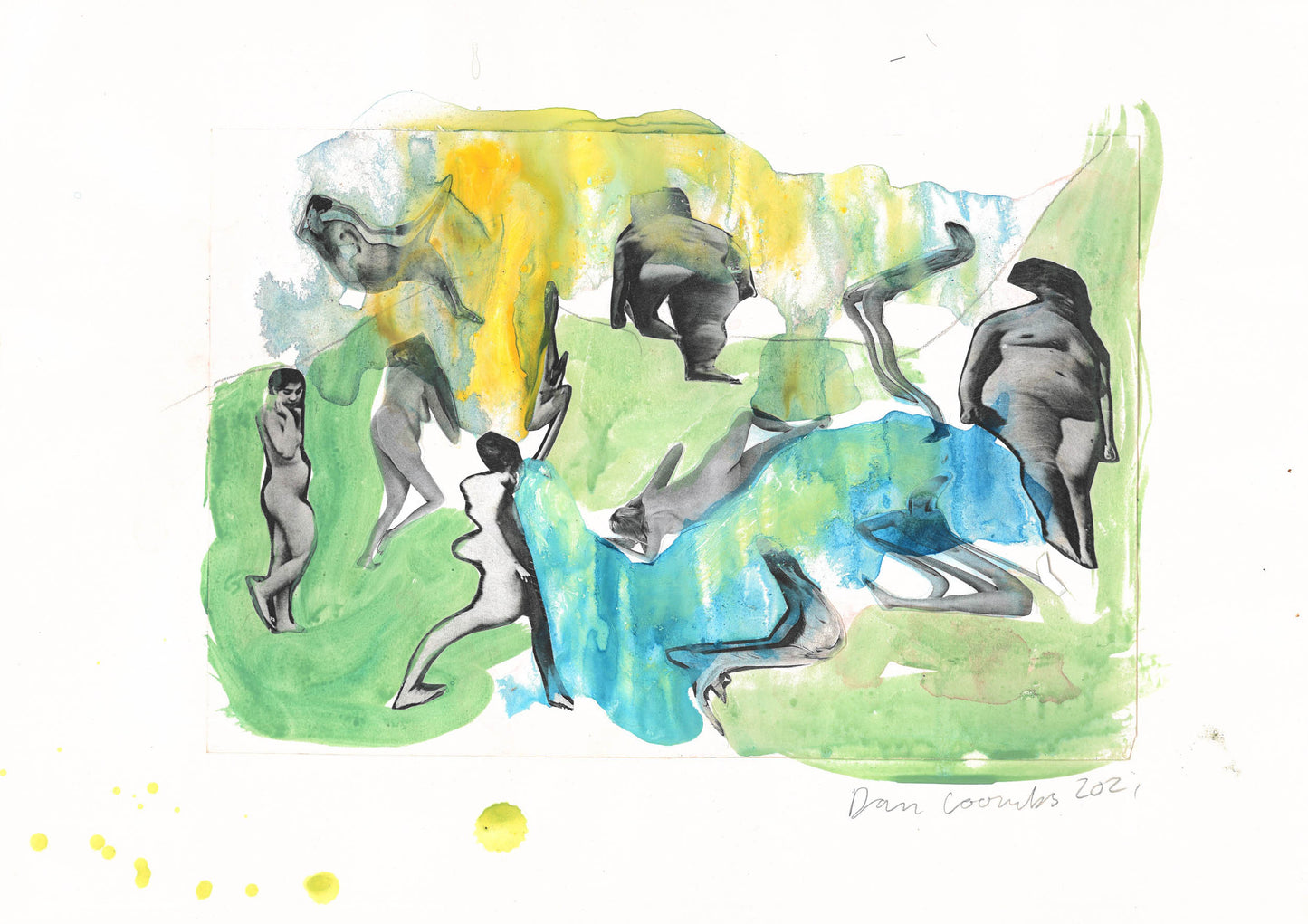 Dan Coombs Figures in a Landscape 6