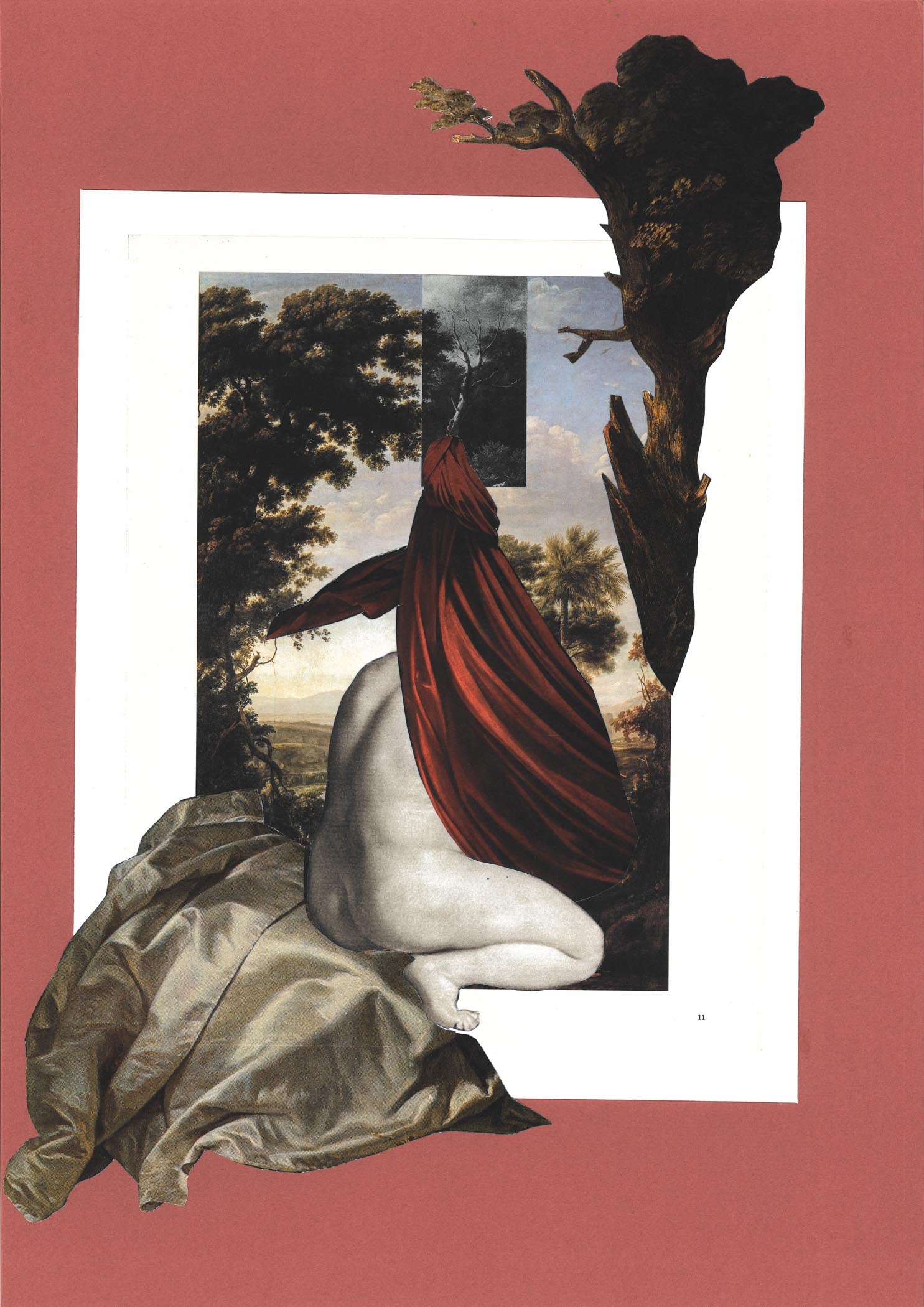 Sasha Bowles Cloaked Figure In Landscape 10