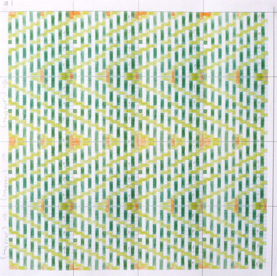 Karolyn Morovati Farbflechtwerk Series #1