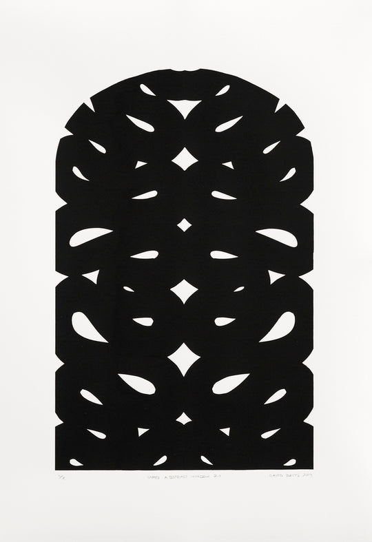 David Brits Snake Abstract Window 2.1