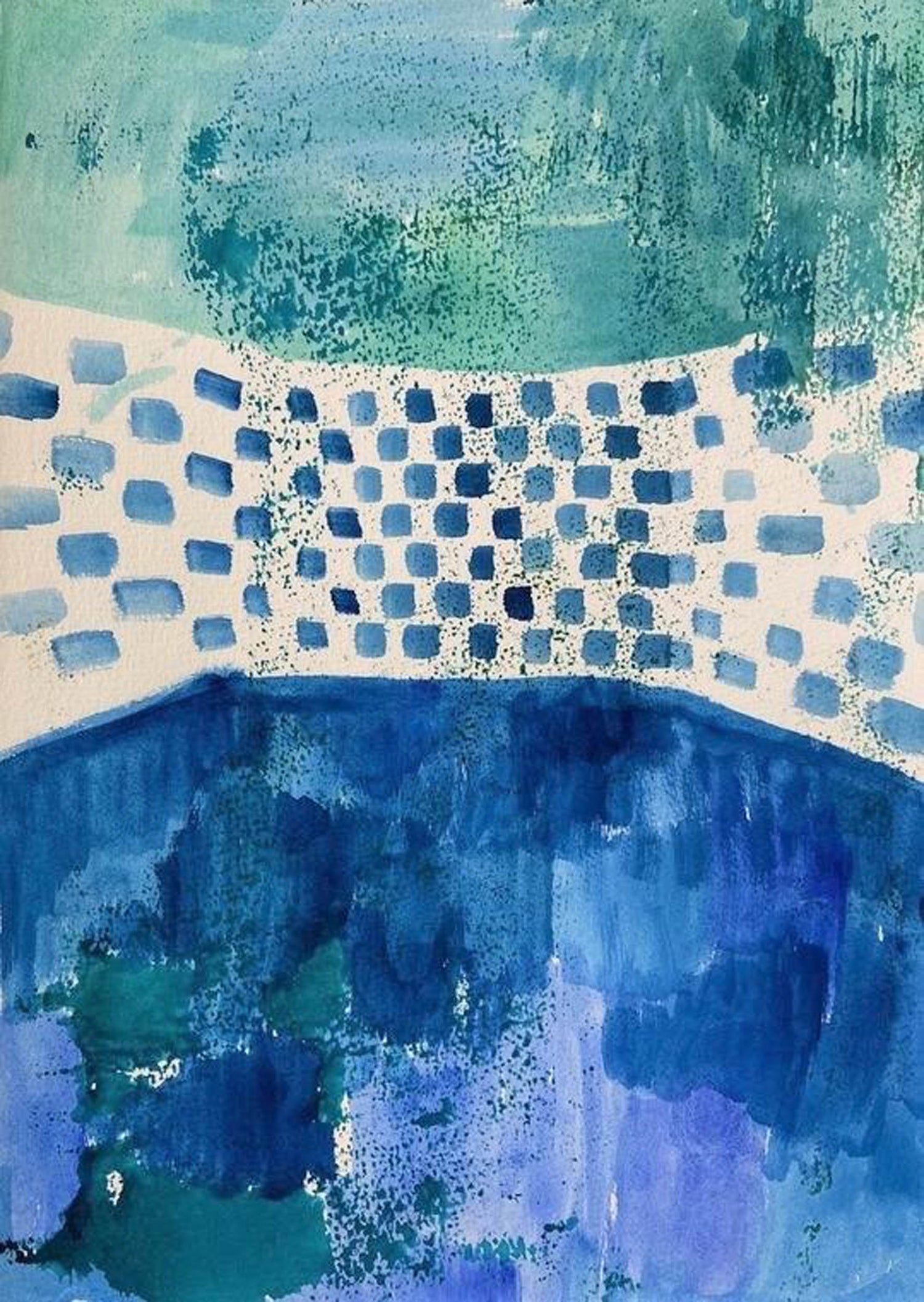 Farnaz Gholami Blue Bathroom