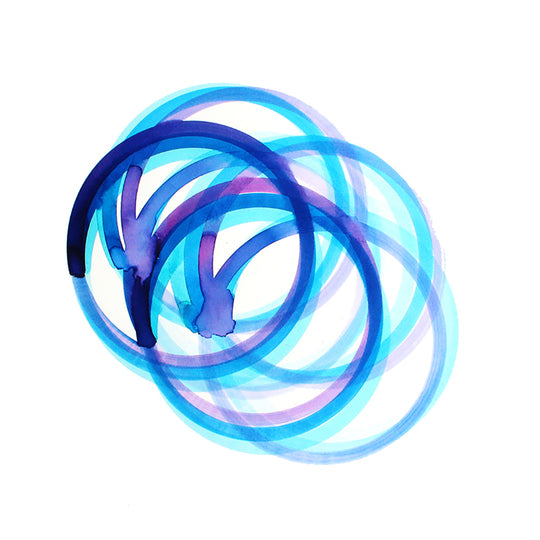 Fiona Grady Colour Wheel (the blues) V