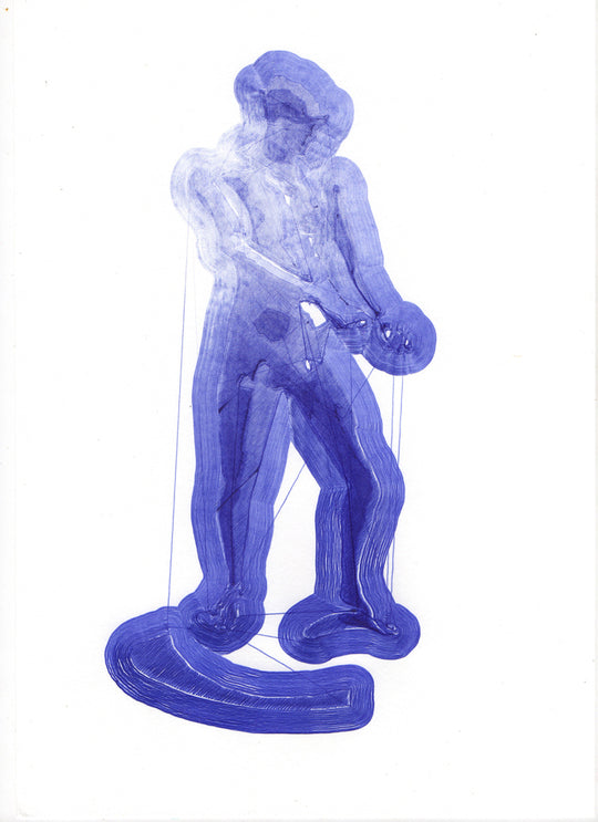 James Rogers Study for The Individual Working His Tools (Newton)