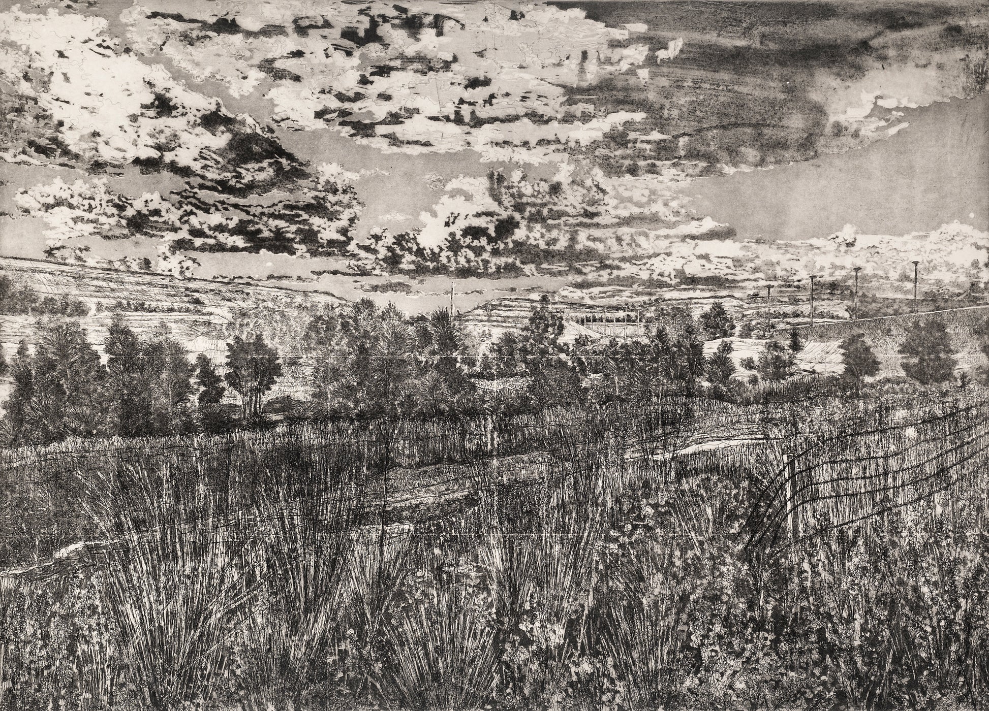 Mario Soares South African Vol II. Etching