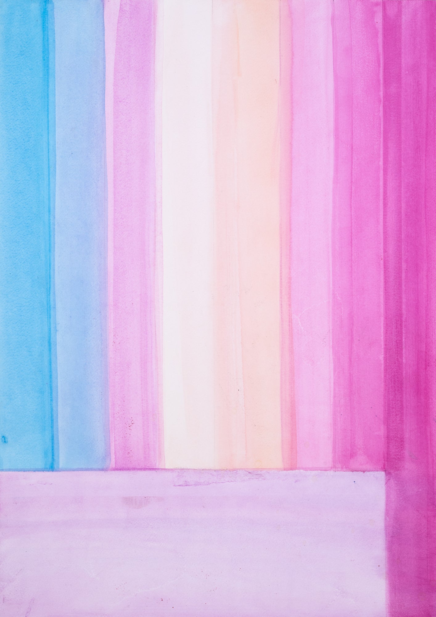 Nicholas Hales Pink Turquoise Lines