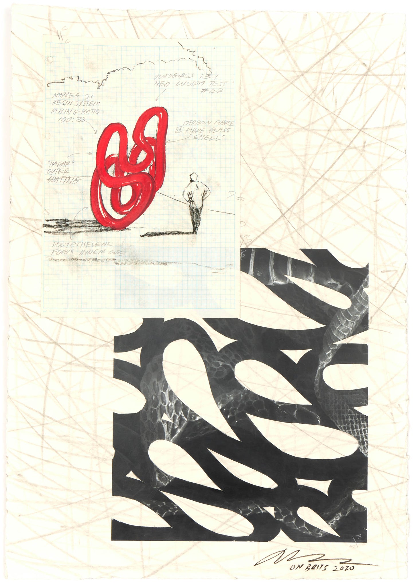 David Brits Drawing for Sculpture 11