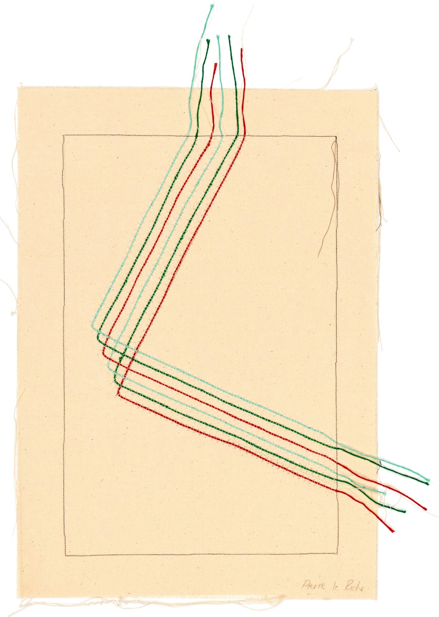 Pierre Le Riche Study of Line and Colour Interactions II