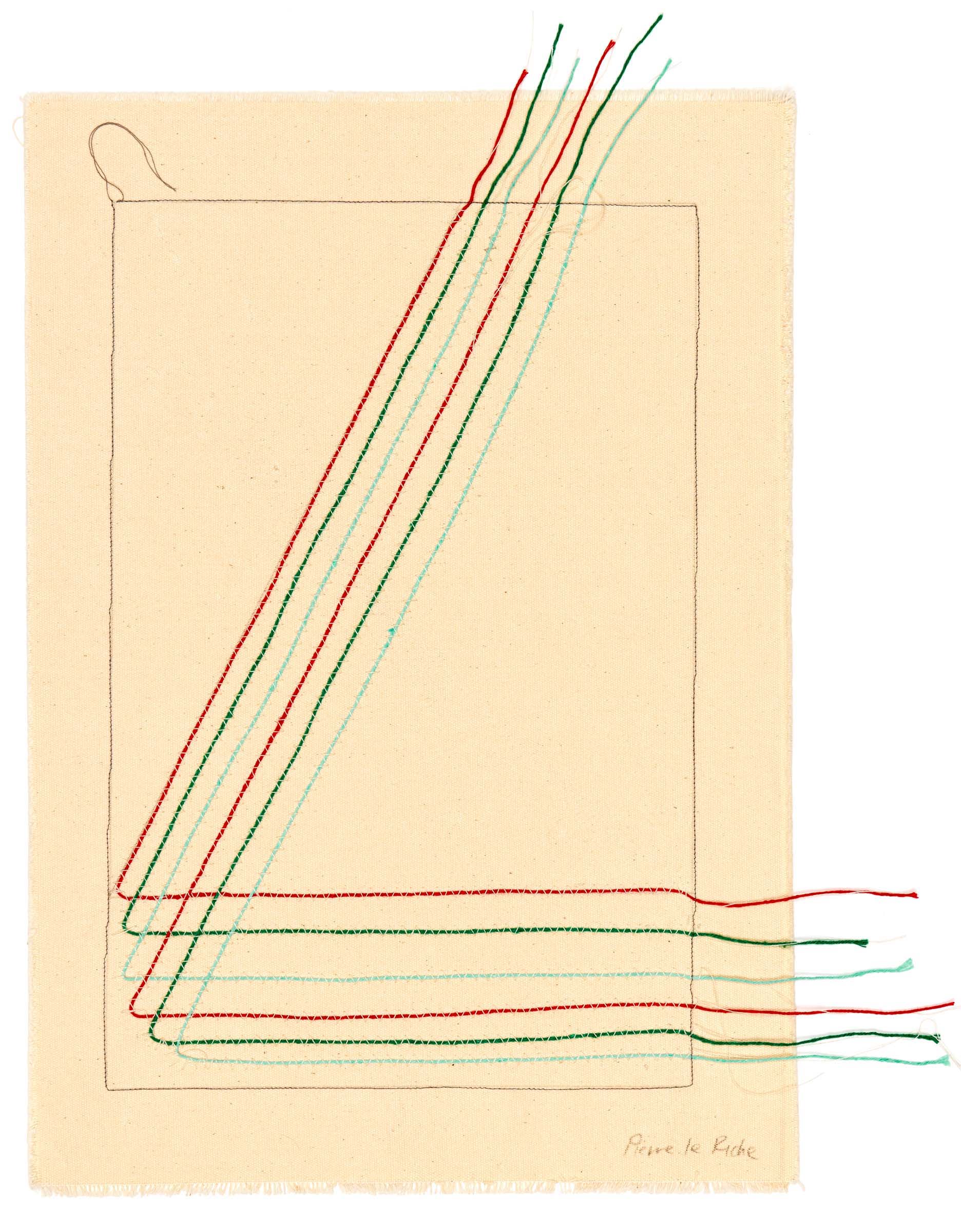Pierre Le Riche Study of Line and Colour Interactions III