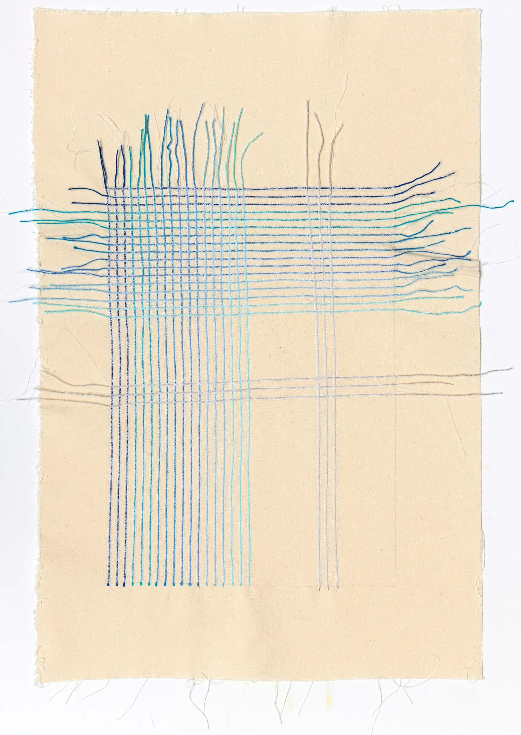 Pierre Le Riche Tartan in Blue and Grey