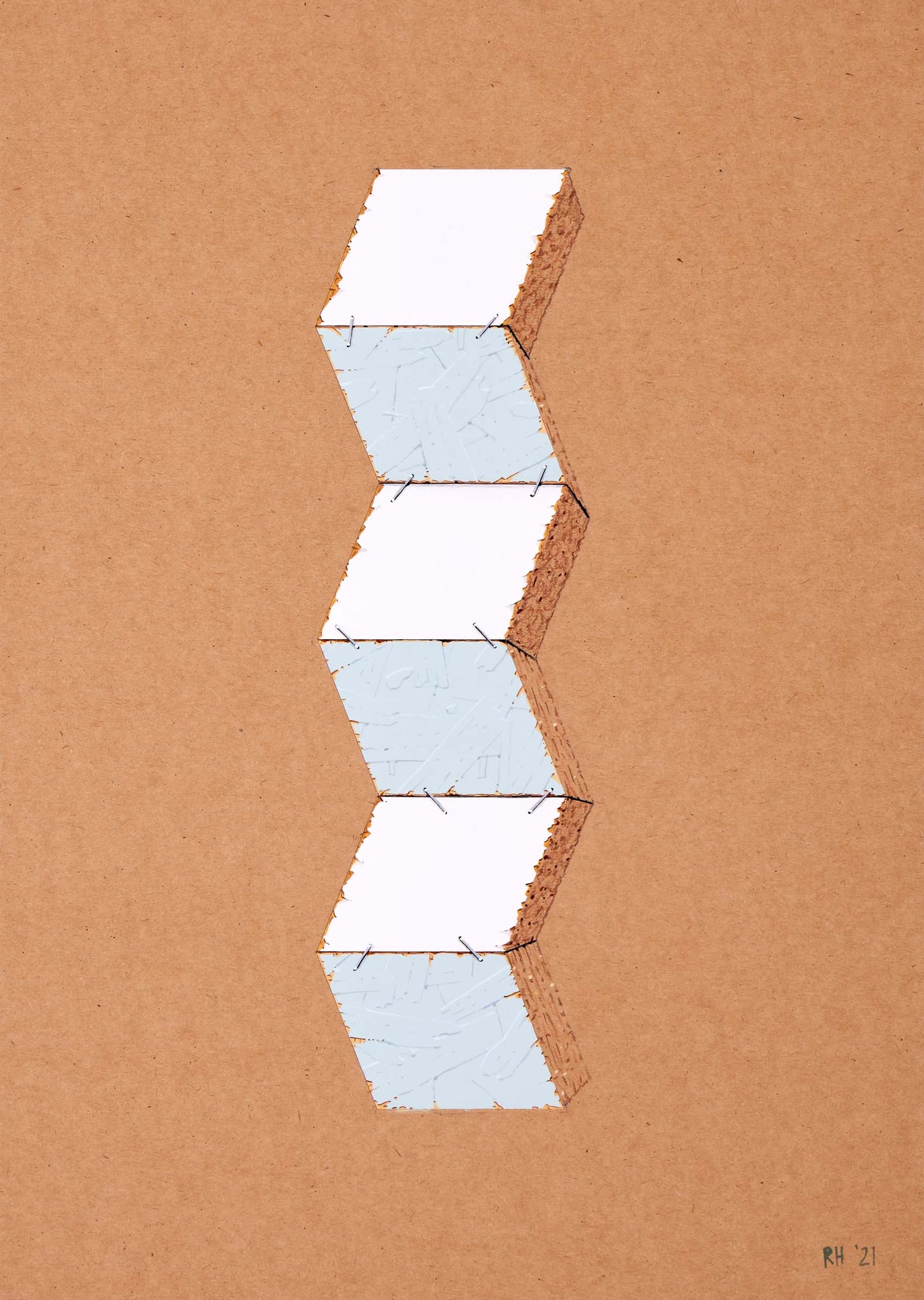 Roland Hicks Kinked Grey Column [Study]