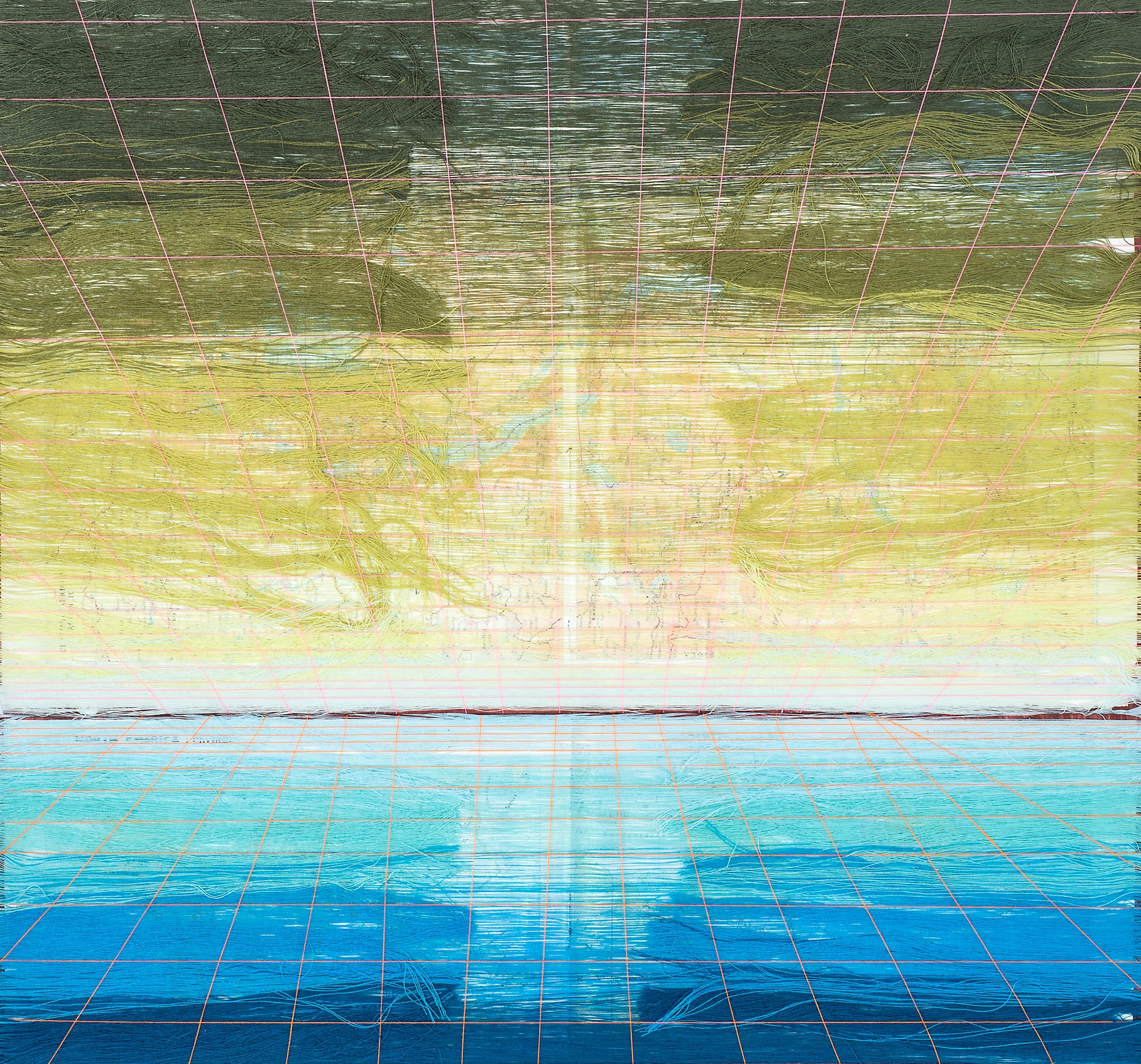 Mark Rautenbach Day Landscapes Olive Turquoise