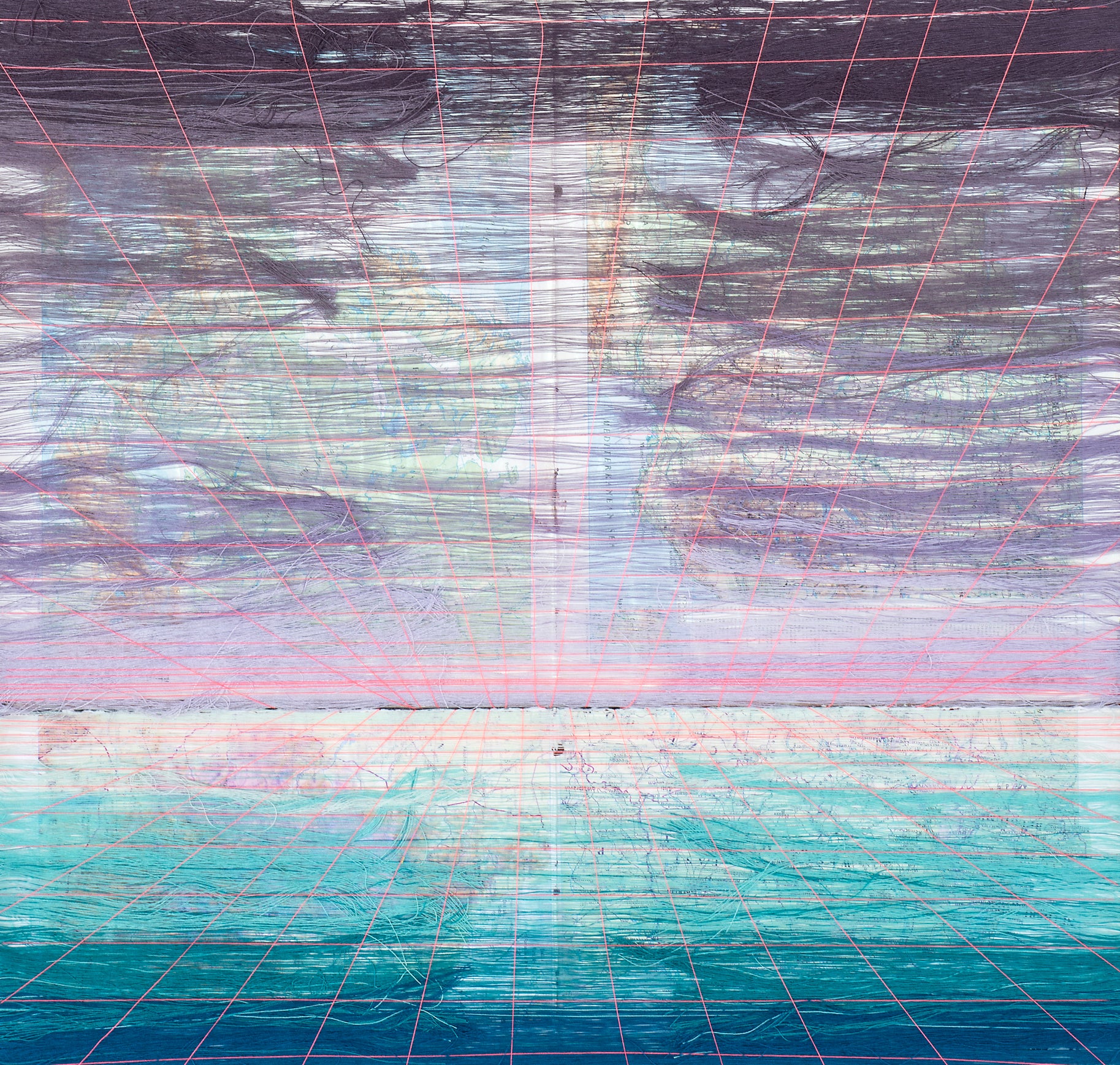 Mark Rautenbach Day Landscapes Mulberry Turquoise