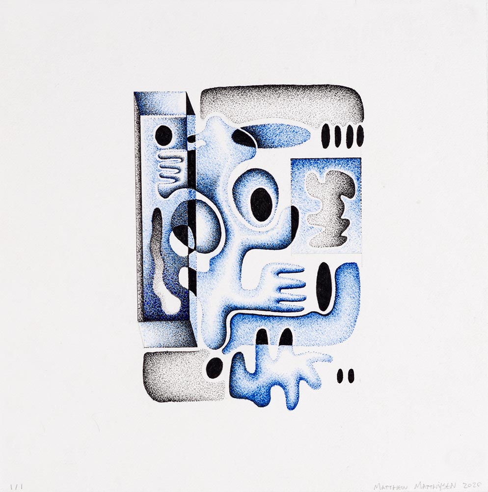 Matthew Matthysen Blue Exploration 1