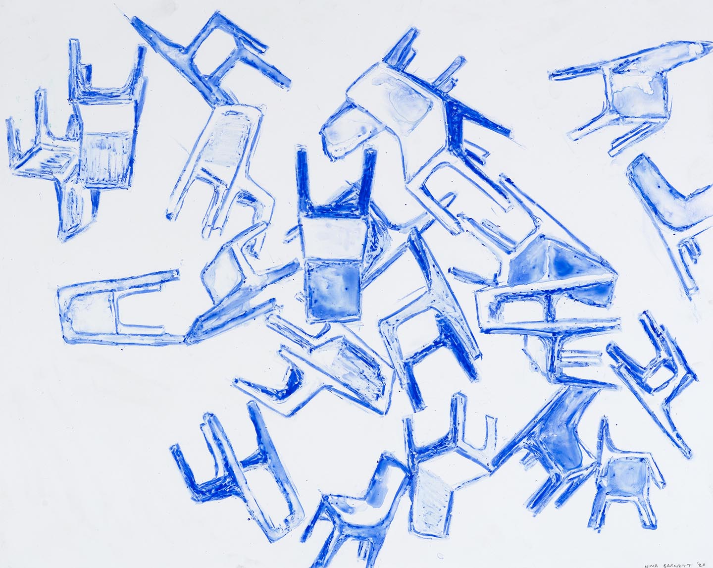 Nina Barnett Chairs (blue)